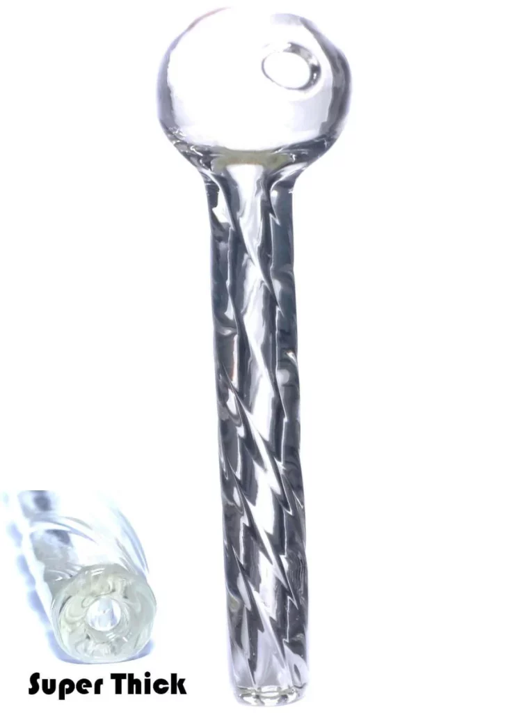 12.7cm Drehende Öl-Brenner Pfeife aus robustem Glas 12.7cm Drehende Öl-Brenner Pfeife aus robustem Glas