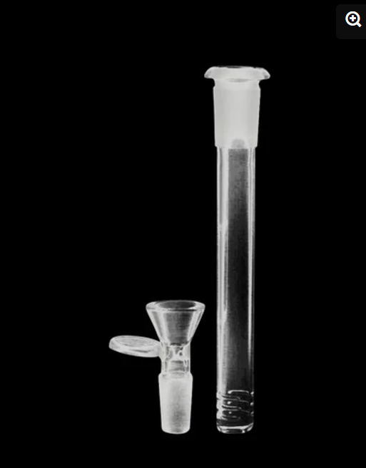 12.7 cm Diffusor-Downstem & Kräuter Slide – 19mm zu 14mm, Borosilikatglas, Perfekte Filtration