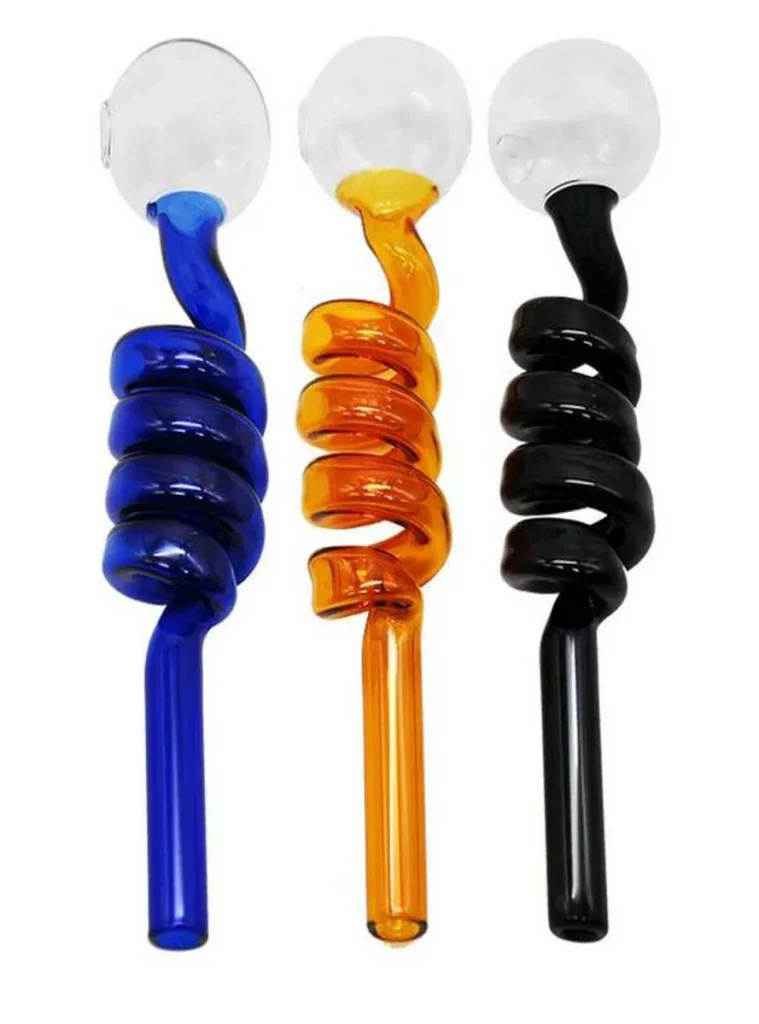 12cm Spiral Glass Twist Ölbrenner Pfeife – Einzigartiges Design 12cm Spiral Glass Twist Ölbrenner Pfeife – Einzigartiges Design