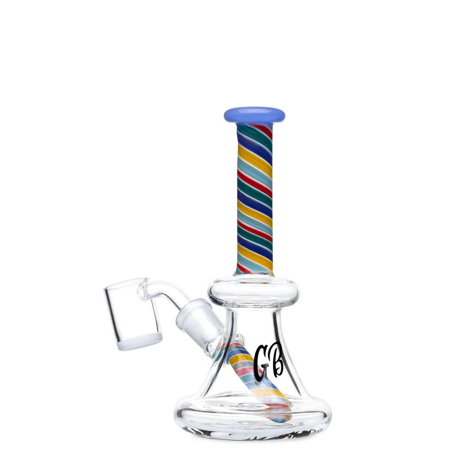 15.2 cm Höhe, 6in Striped Bell Dab Rig 15.2 cm Höhe, 6in Striped Bell Dab Rig