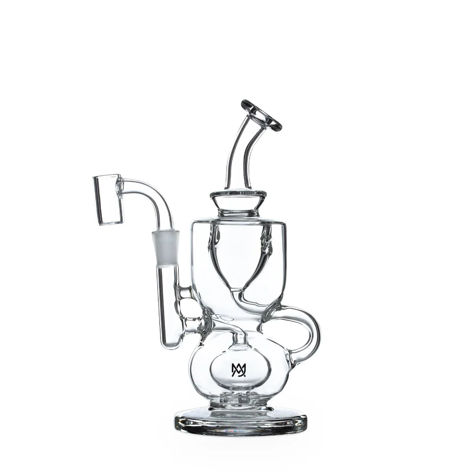 17.8 cm Höhe, Robustes Titan Dab Rig mit Incycler-Design 17.8 cm Höhe, Robustes Titan Dab Rig mit Incycler-Design