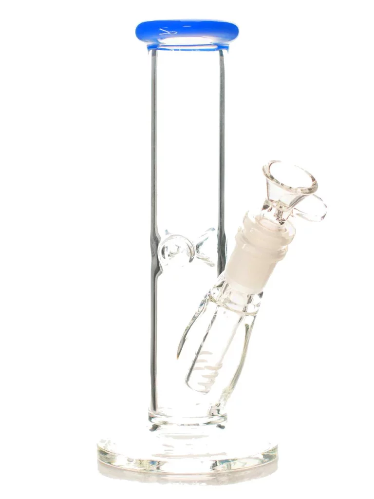 20cm Zylinder Bong – 3mm Borosilikatglas, Einfaches Design für Smootheren Genuss