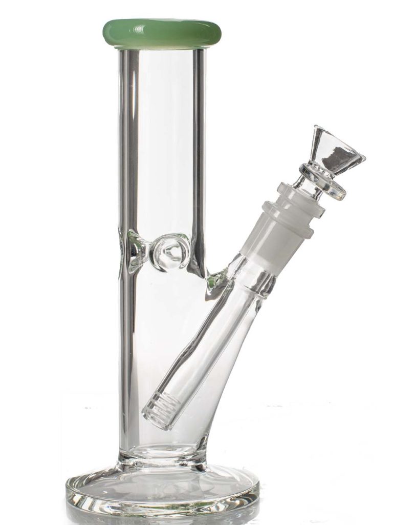 20cm Zylinder Bong – 3mm Borosilikatglas, Einfaches Design für Smootheren Genuss