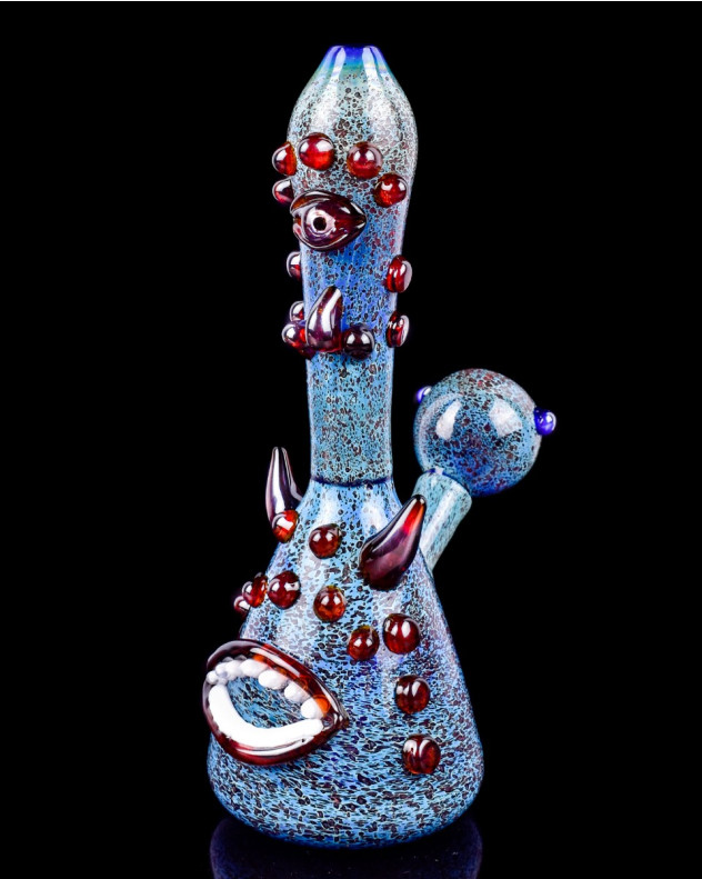 22.9 cm Sea Monster - Fritted Monster 3D Heady Beaker Bong