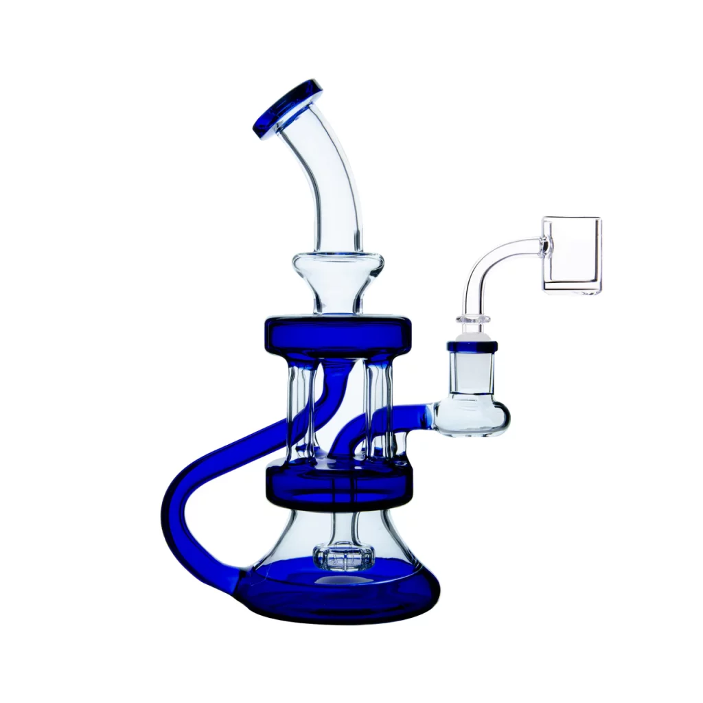 23.5 cm Hoch, Schlankes Design und Innovativer Cyclone-Effekt – Recycler Dab Rig 23.5 cm Hoch, Schlankes Design und Innovativer Cyclone-Effekt – Recycler Dab Rig