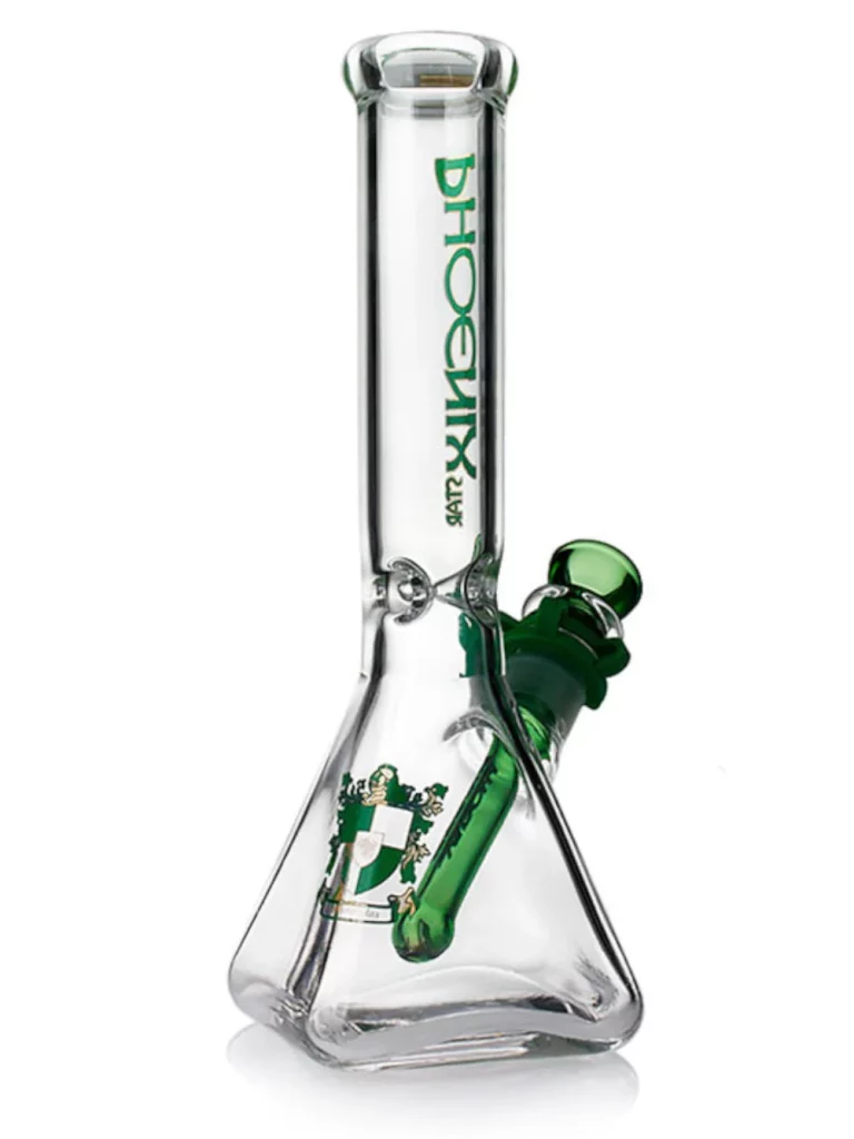 25.4 cm Beaker Bong aus Borosilikatglas mit 5mm Dicke und Quadratbasis 25cm, 5mm Borosilikatglas, quadratische Beaker-Form
