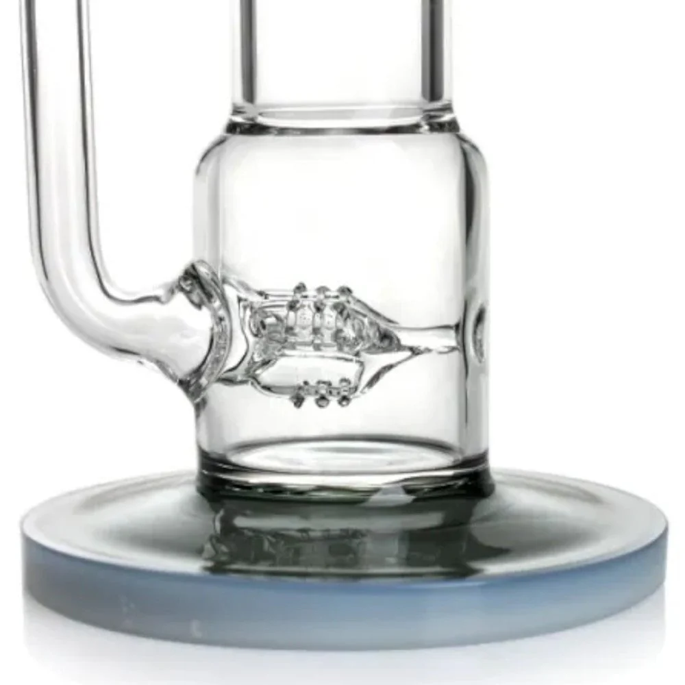 28 cm Inline Zylinder Bong, 3-in-1 Inline Perkolator, Borosilikatglas