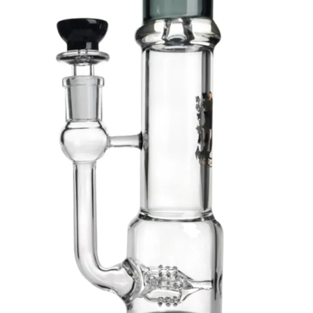 28 cm Inline Zylinder Bong, 3-in-1 Inline Perkolator, Borosilikatglas