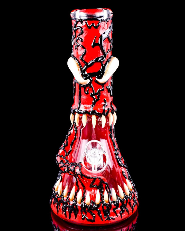30.5 cm The Venom - Bloody Work Beaker Bong – Realistisches 3D-Design,Gruselige Ästhetik 30.5 cm The Venom - Bloody Work Beaker Bong – Realistisches 3D-Design,Gruselige Ästhetik