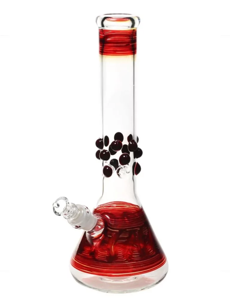 30 cm Beaker Bong mit Marbles – 4mm dickes Glas, Beaker-Design 30 cm Beaker Bong mit Marbles – 4mm dickes Glas, Beaker-Design
