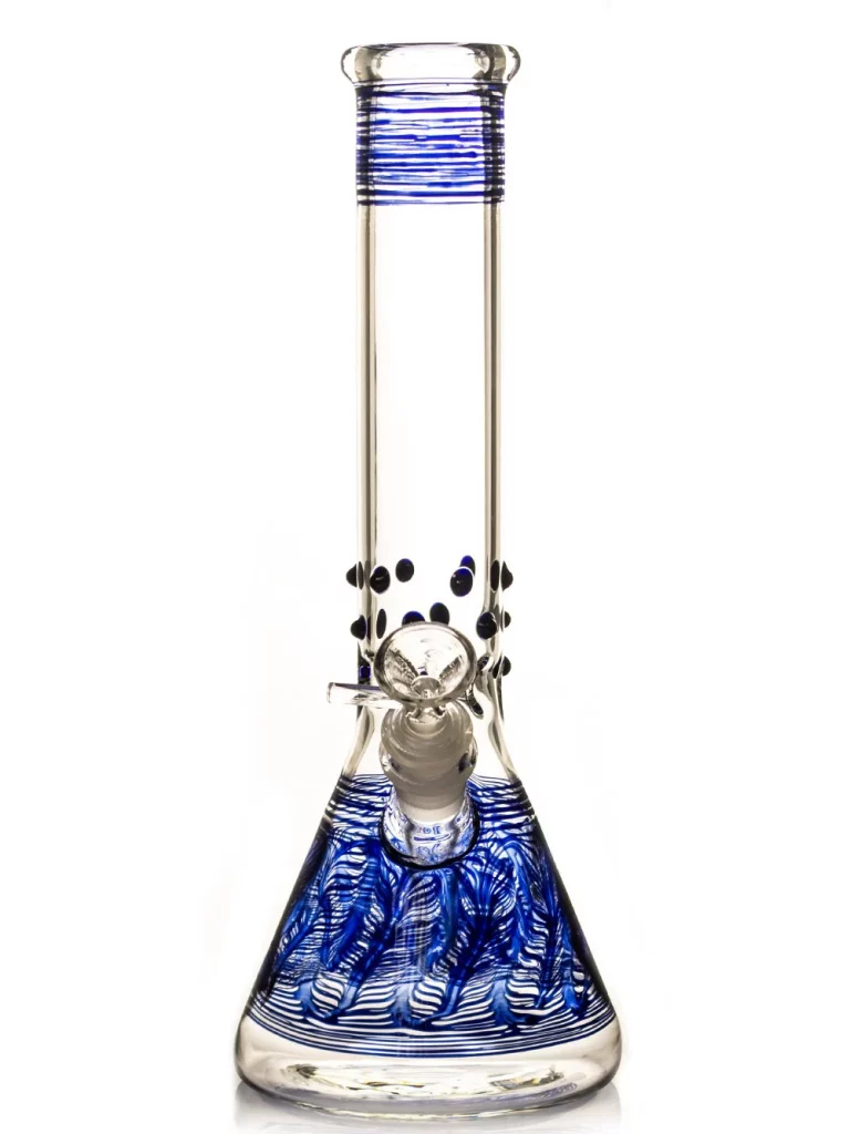 30 cm Beaker Bong mit Marbles – 4mm dickes Glas, Beaker-Design 30 cm Beaker Bong mit Marbles – 4mm dickes Glas, Beaker-Design