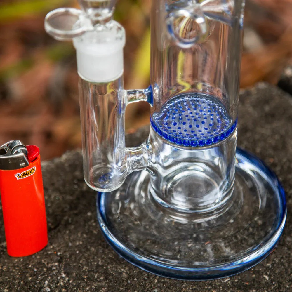 30cm Zylinder Bong – 5mm Borosilikatglas, Honeycomb Perc und Ice Catcher 30cm zylinder bong 5mm borosilikatglas honeycomb perc und ice catcher4