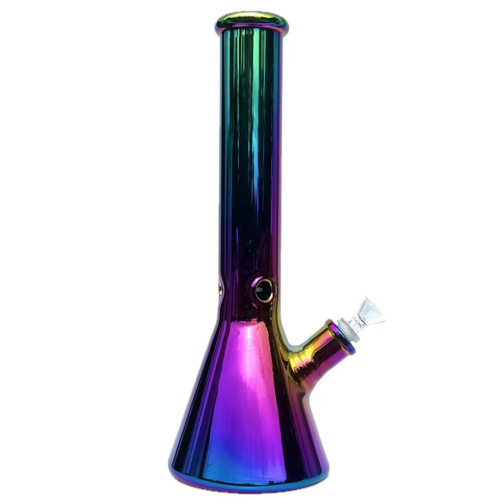 35cm Aurora Beaker Bong mit Eiskühler, 5mm Glas und Diffusions-Downstem 35cm Aurora Beaker Bong mit Eiskühler, 5mm Glas und Diffusions-Downstem