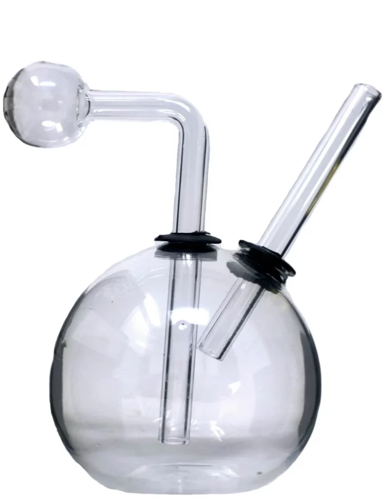 6cm Rundöl-Brenner Bubbler Wasserpfeife – Handgefertigter, kompaktes Design