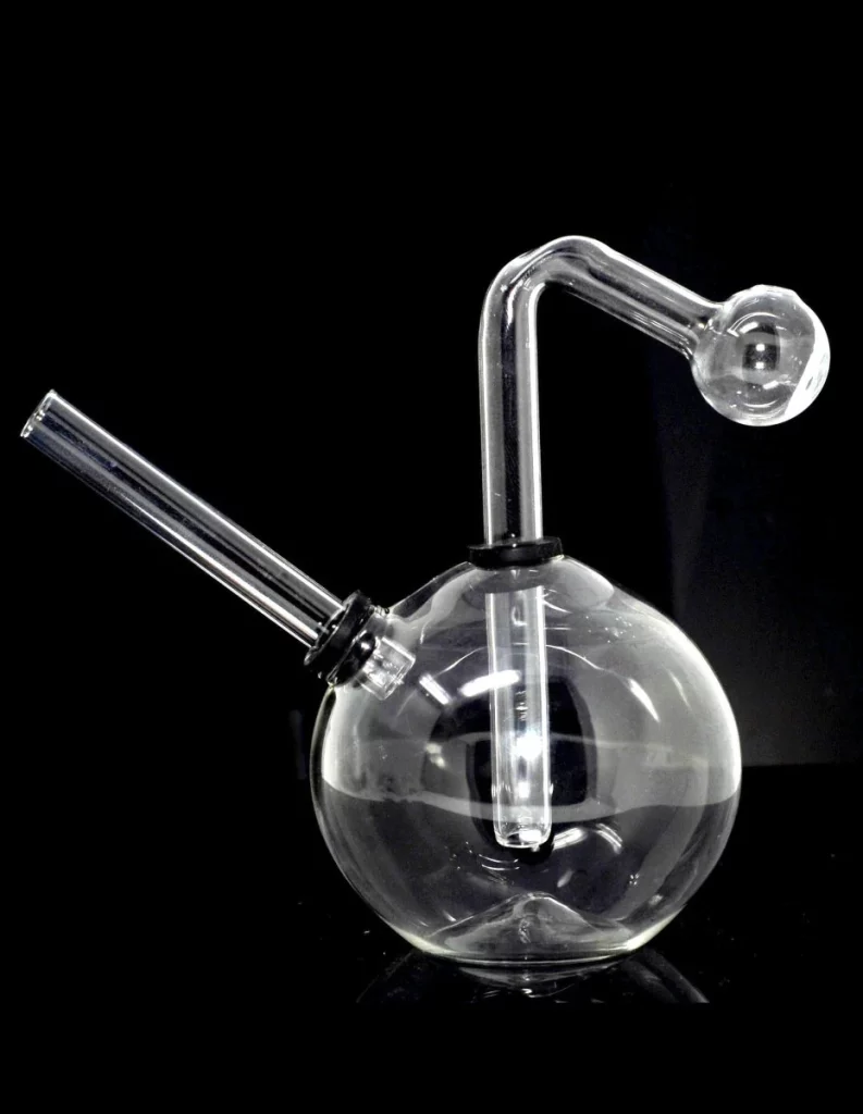 6cm Rundöl-Brenner Bubbler Wasserpfeife – Handgefertigter, kompaktes Design