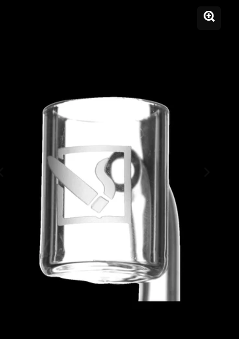 Daily High Club Sandblasted Doob Logo Banger – 14.5mm, Flat Top Daily High Club Sandblasted Doob Logo Banger – 14.5mm, Flat Top für Dab Rig