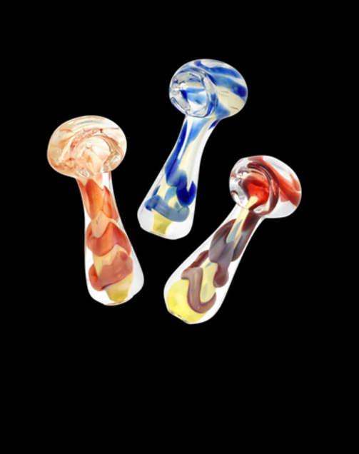 Fumed Jumbo Swirl Löffelpfeife – Robustes Design und Farbenspiel