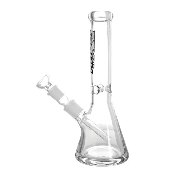 Black Believer 27 cm Beaker Bong mit 5 mm Glasstärke Black Believer 27 cm Beaker Bong mit 5 mm Glasstärke