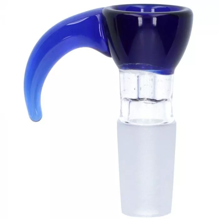 Bong Kopf mit farbigem Rand und Griff – 14,5mm, individuell anpassbar Bong Kopf mit farbigem Rand und Griff – 14,5mm, individuell anpassbar