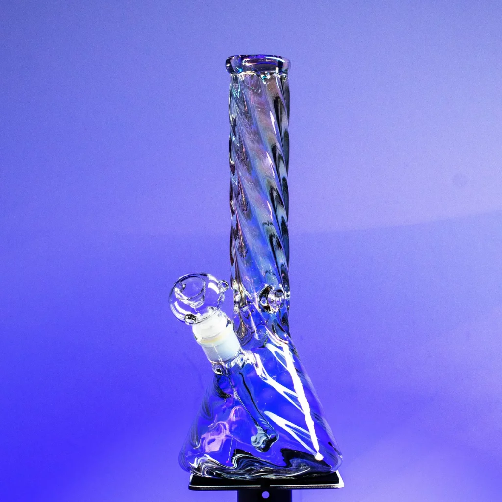 ElectroTwist Beaker Bong 30 cm, 7 mm Dick, Borosilikatglas, Beaker-Form
