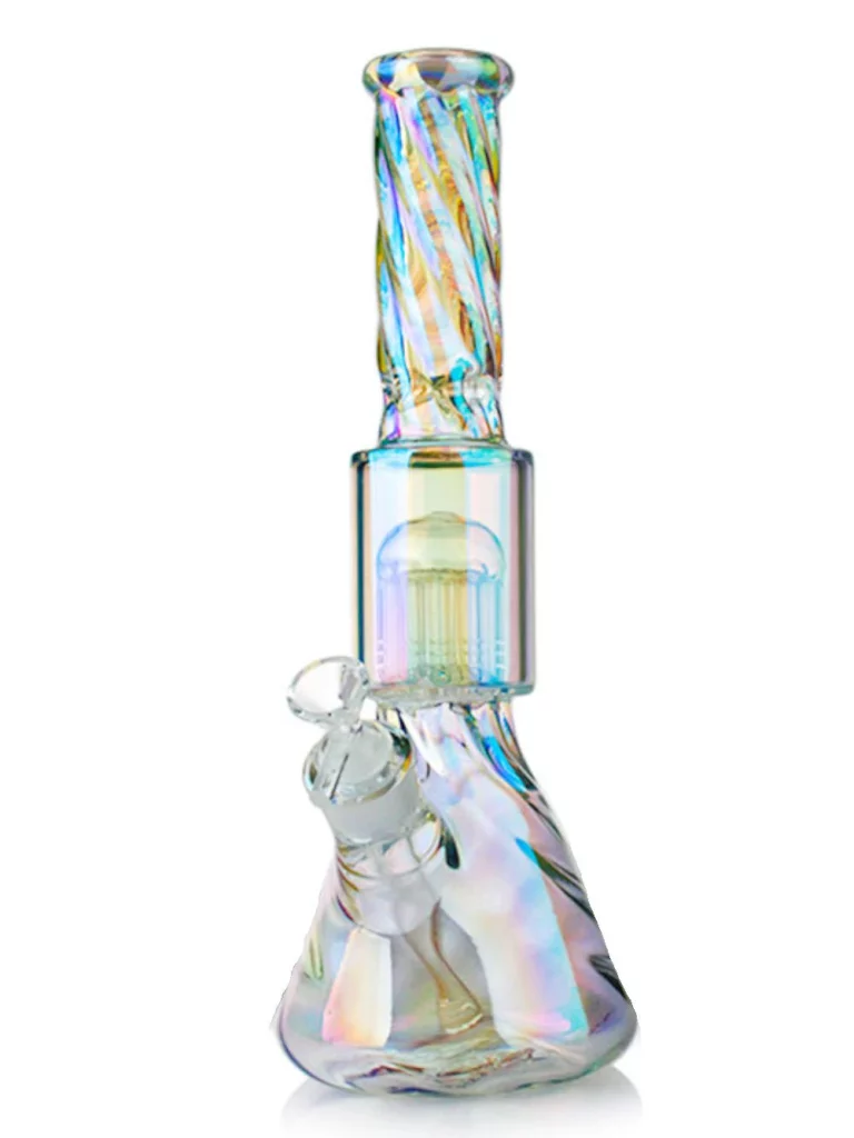 iridescent-perc-bong-35-cm-10-arm-tree-perc-borosilikatglas-beaker-form