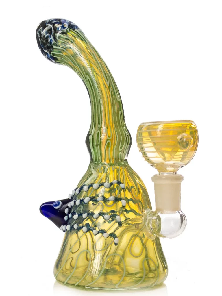Octopus Bong 18 cm, Glas, Fumed Design, 14mm Bowl, Kompakt octopus-bong-18-cm-glas-fumed-design-14mm-bowl-kompakt