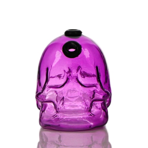 Supplier high borosilicate glass multiful color OEM/ODM skull glass oil burner