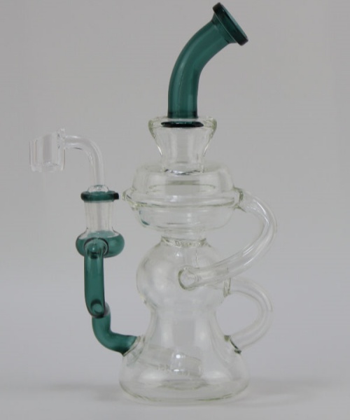 Glass Bongs Recycle Bong Glass Water Pipe 12.5 Inch Glass Bongs With 14mm Quartz Banger Hot Bongs