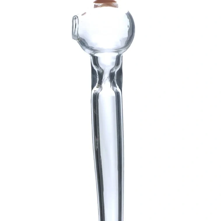 5.5-Inch Glass Oil Burner Pipe with Quartz Length